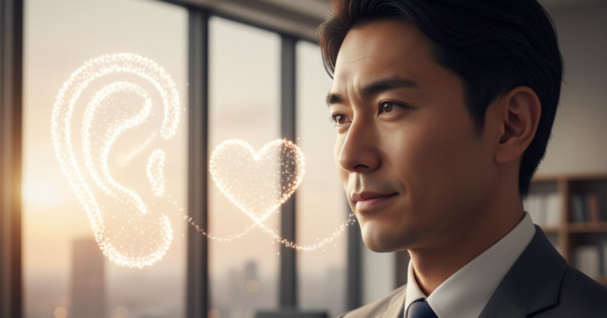 そもそも傾聴とは？単なる「聞く」と「聴く」の違いとビジネスでの重要性