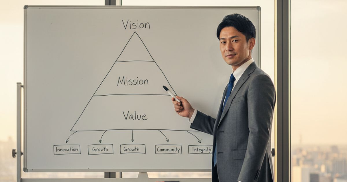 創業の想いを形にする「ビジョン・ミッション・バリュー」の正しい定義と構成